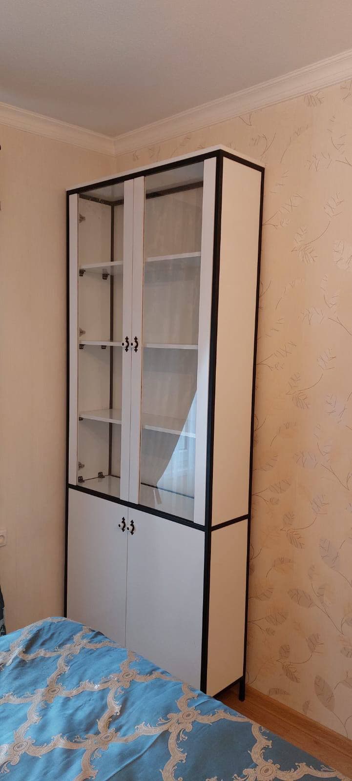 Glass-front display cabinet